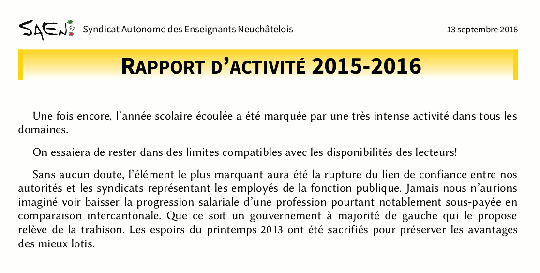 rapport d'activité 2015-2016